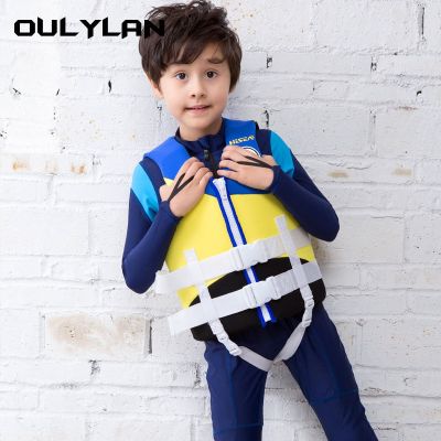 Oulylan Life Jacket for Children Life Vest Swimming Outdoor Rafting Snorkeling Wear Fishing Suit Professional Drifting Suit  Life Jackets