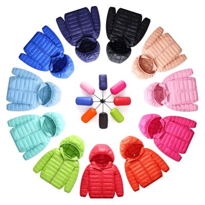 2022 Children White Duck Down Boys Jackets Kids Coat For Girl Fall Winter New Candy Color Warm Clothes 1-16 Yrs Teen Light Coat