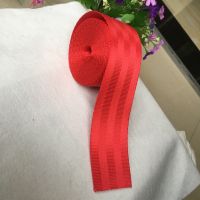 Red Car Seat Belt 3.5-30M Webbing Racing Modified Car supplies Child Seat Belt Swing Belt Backpack Belt Standard Certification