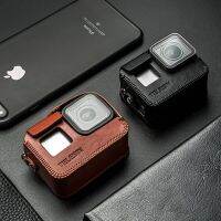 ปรับให้เข้ากับอุปกรณ์เสริม Hero8 Gopro กล้องเพื่อการกีฬากล้องเคสหนังป้องกันเคสหนังย้อนยุคทำด้วยมือ