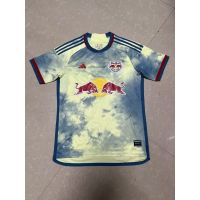 ﺴ 2324 Hot Mens Jersey New York Red Bulls Away Football Jersey Yellow Jersey Short Sleeve Tops Football/Soccer Jersey Shirt Size S-2XL New York Red Bulls Men Jersey Tops