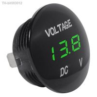 ❂◄❏ Voltage Meter Universal Voltmeter Digital Display Water Resistant LED Green Color for 12V-24V DC Car Motorcycle Automobile Tru