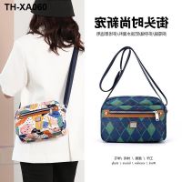 Multi-layer bag female leisure Oxford cloth worn packets light middle-aged package one shoulder large capacity