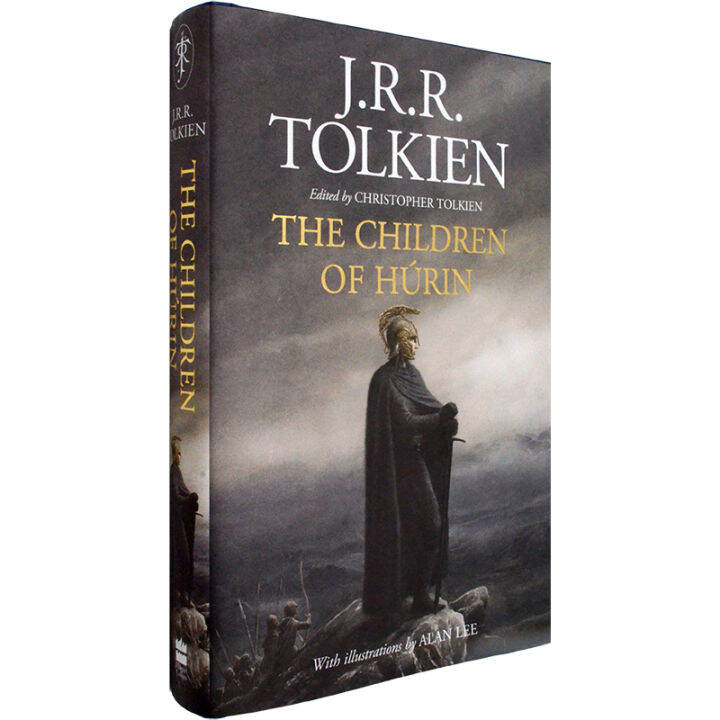 original-english-version-of-the-children-of-hurin-the-children-of-hurin-hand-painted-cover-illustration-j-r-r-tolkien-one-of-tolkiens-three-legends-in-central-asia-the-hobbit-author-of-the-lord-of-the