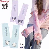 ☒▣◕ Kawaii Sanrio Kuromi My Melody Sun Protection Oversleeves Cartoon Pochacco Summer Travel Cool UV Protection Arm Cute Sleeves