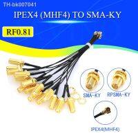 ✠✈  5Pcs SMA Connector Cable Female to IPEX4 IPX4 MHF4 to SMA Female RF0.81 Antenna RG0.81MM Cable Assembly RP SMA K