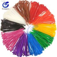 ☄♧❄ 100mm Nylon Cable Tie 100pcs/pack Self-locking Nylon wire binding wrap straps 12 color width 2.5mm SGS Certified