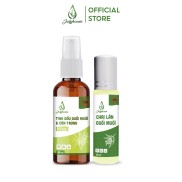 Bộ bình xịt đuổi muỗi sả chanh 50ml và chai lăn ngăn muỗi 10ml JULYHOUSE