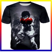 Hajime No Ippo เสื้อยืดมวยอะนิเมะการ์ตูนพิมพ์ 3D สตรีทแวร์ผู้ชายผู้หญิงกีฬาแฟชั่นพลัสขนาดเสื้อเด็กเสื้อยืดเสื้อผ้าด้านบน XS-5XL