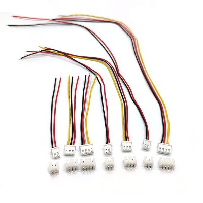 10Sets XH2.54 XH 2.54mm Wire Cable Connector 2/3/4/5/6/7/8/910P Pin Connector Plug with 100mm 200mm 300mm Wires Cables 26AWG