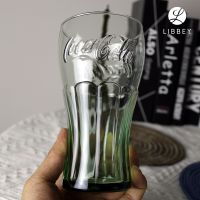 Coke cup glass green glass Libby cup high-value ins wind drink juice cup beer cup glass