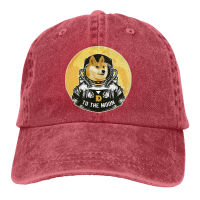 Summer Cap Sun Visor The Moon Doge In Space Hip Hop Caps Dogecoin Cryptocurrency Miners Meme Cowboy Hat Peaked Hats