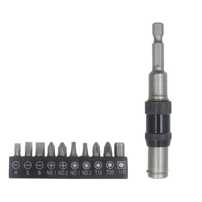 Drill Socket Hex Shank Screwdriver Bit Extension Rod Wrench Adapter Supplies Replacement Parts with Drill Bits