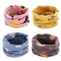 卐❧  Winter Children Warmer Neck Scarf for Kids Boys Girls Neckerchief Cute Baby Cartoon Scarf Soft Neck Collar Children´s Scarves