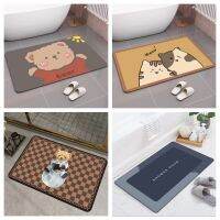 Door Mat พรมเช็ดเท้ากันลื่น พรมปูพื้น นาโนไดอะตอมโคลน เสื่อนุ่ม ดูดซับเท้าแห้งเร็ว เหมาะกับทุกห้อง กันลื่นได้ดี Rectangular Door Mat พรมตกแต่งบ้าน พรมเช็ดเท้ากันลื่นอย่างดี พร้อมส่ง