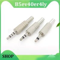 B5ev40er4ly Shop 2Pole 3Pole 4Pole Metal 3.5mm Male jack Plug Mono Stereo Audio Solder Cable Connector 3.5 earphone Headphone Repair Adapter