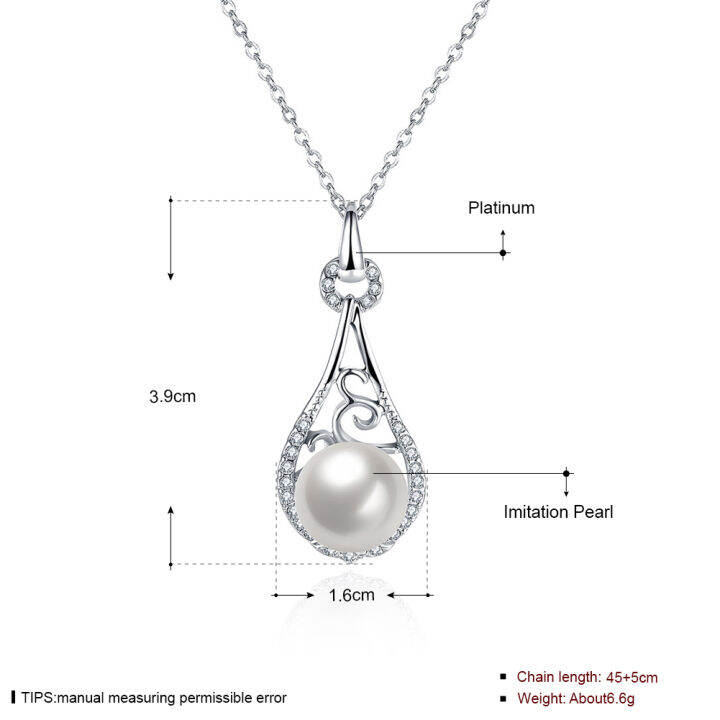 yingruiarno-plating18k-platinum-pearl-necklace