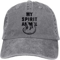 Unisex Sloth My Spirit Animal1 Vintage Washed Twill Baseball Caps Adjustable Hat Funny Humor Irony Graphics Of Adult Gift Gray