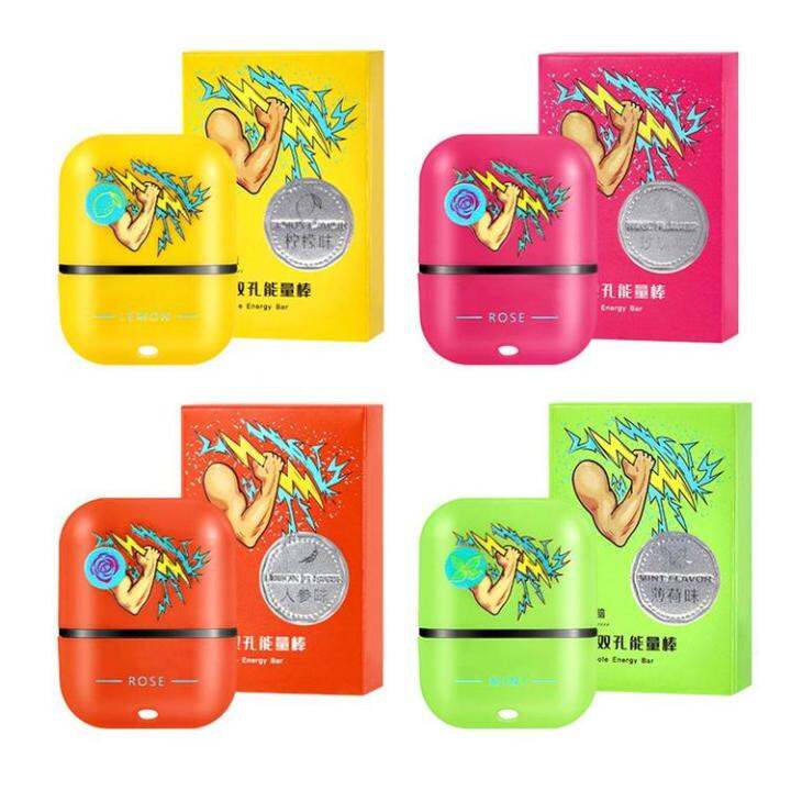 Essential Oil Inhaler Dual Nasal Aromatherapy Inhaler Stick Pure