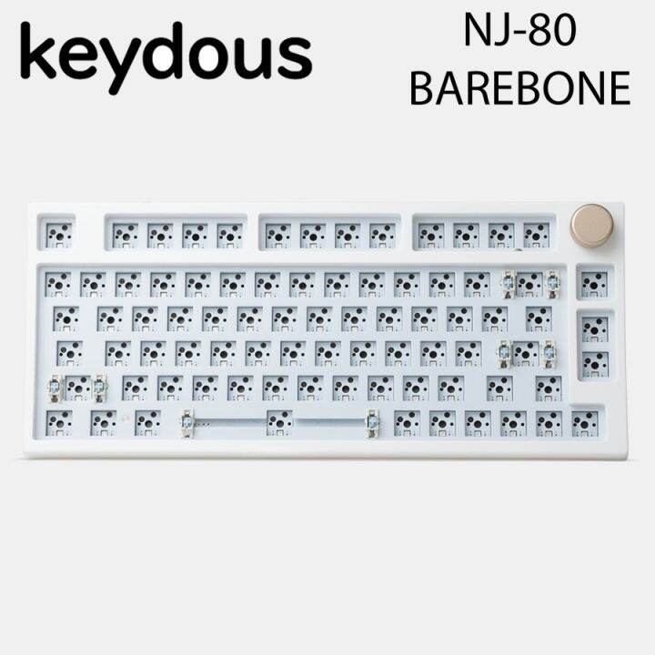 KEYDOUS NJ80 BAREBONE MECHANICAL KEYBOARD WIRELESS HOTSWAP Lazada