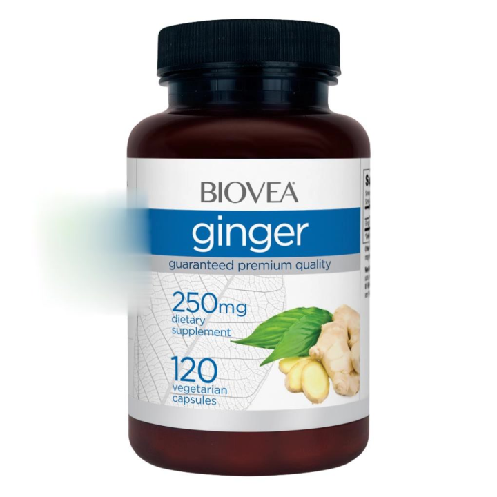 BIOVEA GINGER 250 mg / 120 Vegetarian Capsules