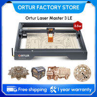 Ortur Laser Master 3 LE เครื่องแกะสลักเลเซอร์ สําหรับงานไม้และโลหะ 5.5W เอาท์พุต 400X400 มม.