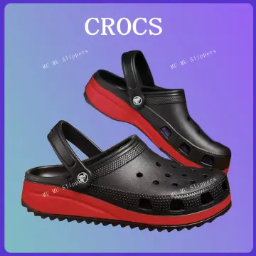 Black crocs discount women's no holes