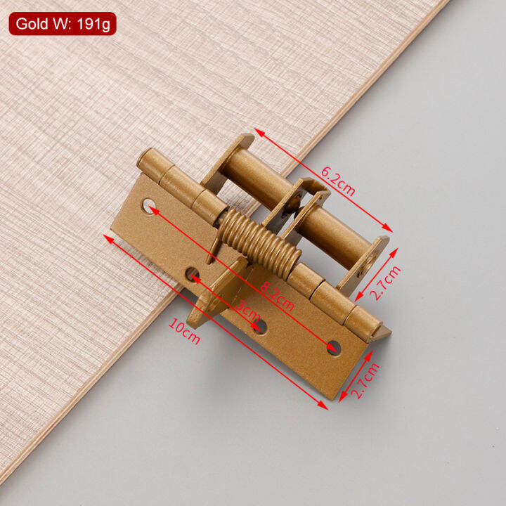 Spring Door Hinge, 90 Degree Positioning Spring Hinge, 4 Inch Automatic Closing Door Hinge with