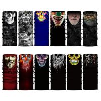 Bicycle Bandana Scarf Seamless Cycling Ski Face Mask Balaclava Tactical Neck Cover for Men Motorcycle Hiking Fishing Snowboard