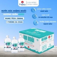 Nước súc miệng ion Muối Fujiwa Nhật Bản Hương Biển 300ml Thùng 24 chai