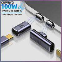 CUWRYG 8K 60Hz Pd 100W ชาร์จได้อย่างรวดเร็ว USB C ถึง Type C USB4.0 Type-C แม่เหล็กแบบแม่เหล็ก อะแดปเตอร์ชาร์จ 40Gbps ค่ะ