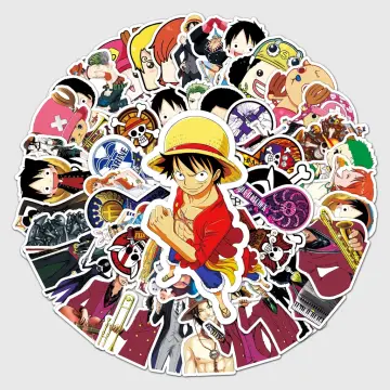 Luffy Chibi - One Piece Anime - Sticker Kiss-Cut Sticker 2 x 2