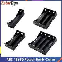 【CW】 ABS 18650 Power Bank Cases 1X 2X 3X 4X 18650 Battery Holder Storage Box Case 1 2 3 4 Slot Batteries Container With Hard Pin