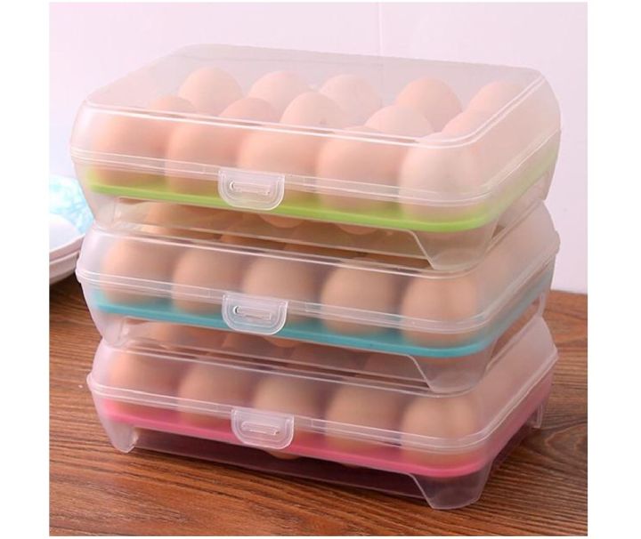 กล่องใส่ไข่15ฟอง-กล่องใส่ไข่-ที่ใส่ไก่สด-ที่ใส่ไข่ไก่-ที่ใส่ไข่สด-ที่ใส่ไข่ต้ม-ที่ใส่ไข่ไก่-plastic-กล่อเงก็บไข่-15-กล่องเก็บไข่-ซ้อนได้