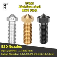 ❀◘ 3D Printer Hotend Volcano Nozzle E3D M6Thread 0.2/0.3/0.4/0.5/0.6/0.8/1.0/1.2mm For 1.75/3mm Filament Printer Nozzle Upgrade Kit