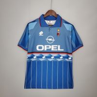 ❀❡✢ 95-96 Milan Fourth Away เสื้อฟุตบอลย้อนยุค Football