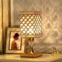 Bedroom Crystal Table Lamp Home Decoration Creative Bedside Lantern Birthday Gift LED Night Light Warm and Romantic