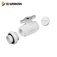 Barrow Water Valve Bright Silver Handle G14 Brass With Sealing Up Water Fittings Mini Connector Drop Shipping