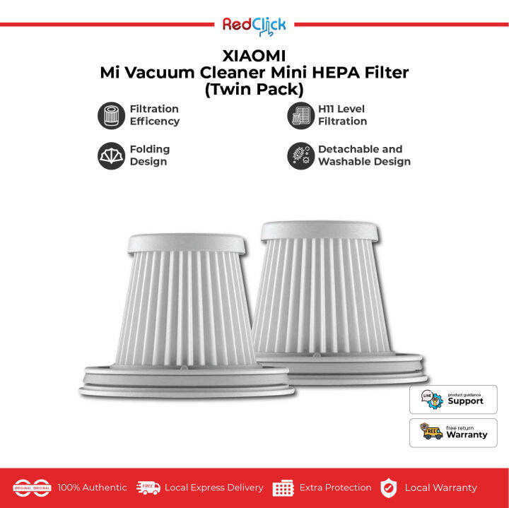 Xiaomi Mi Vacuum Cleaner Mini HEPA Filter Replacement (2pcs) Lazada