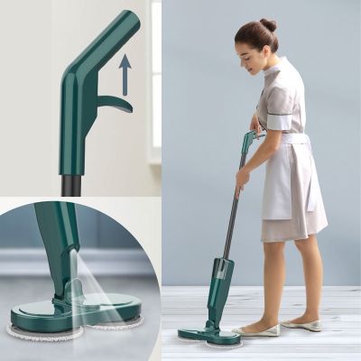 Electric spin mop Household Water spray mop wet and dry Multifunction Handheld cordless mop USB charging self cleaning tool
