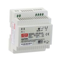 DR-60 60 60W เอาต์พุตเดี่ยว5V 12V 15V 24V รางดินสวิตช์จ่ายไฟสลับ DR-60-5 DR-60-12 DR-60-15 DR-60-24ตัวแปลงไฟฟ้า J116