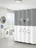 【Bathroom sale】 Totoro เพื่อนบ้านของฉันแมวอะนิเมะม่านอาบน้ำห้องน้ำโพลีเอสเตอร์3DBoys การ์ตูน