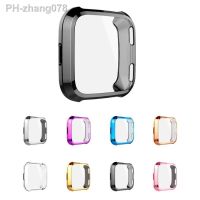 Ultra-thin Soft Tpu Case for Fitbit Versa /Versa Lite Waterproof Watch Shell Screen Protector for Fitbit Versa /Versa Lite