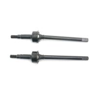 1Set Drive Shaft CVD Driveshaft for Traxxas TRX4M TRX-4M 1/18 RC Crawler Car Metal Front Upgrade Parts ,Black