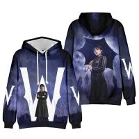 2023 Wednesday Addams Cosplay Costume Hoodies Sweatshirts Men Women Pullover Hoodie Kids Boys Girls Tops 3D Printed  Hooded