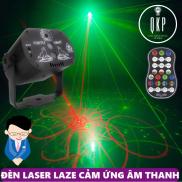 Đèn Laser 2 mắt - vũ trường cảm ứng âm thanh laser