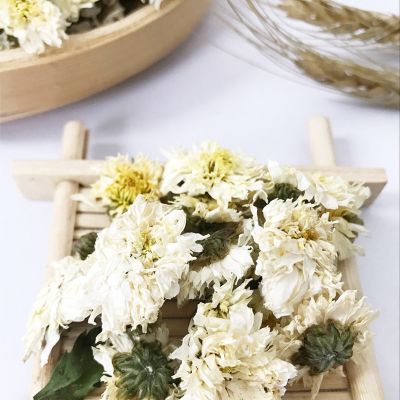 [AYIQ Flower Shop] จีนคุณภาพสูง Huangshan Gong Chrysanthemum Bai Chrysanthemum ดอกไม้ความงามดอกไม้แห้ง