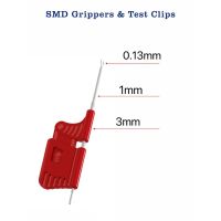 10ชิ้นที่หนีบทดสอบ SDK08 40V SMD คลิปตะขอทดสอบ IC คลิปตัวทดสอบไฟฟ้าคลิปขนาดเล็กมากทดสอบที่หนีบทดสอบ SDK08