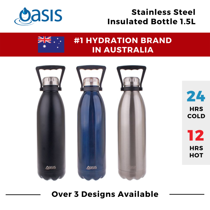  1.5 L Stainless Steel Water Bottle, Metal Insulated