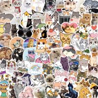 [COD] Cartoon cat cute kitten expression notebook water cup waterproof decoration graffiti wholesale